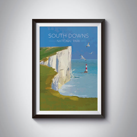 South Downs National Park Travel Poster