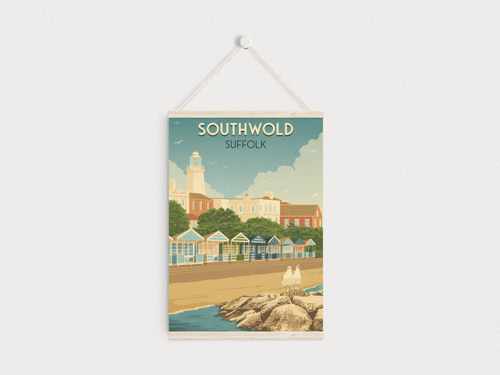 Southwold Suffolk Seaside Travel Poster