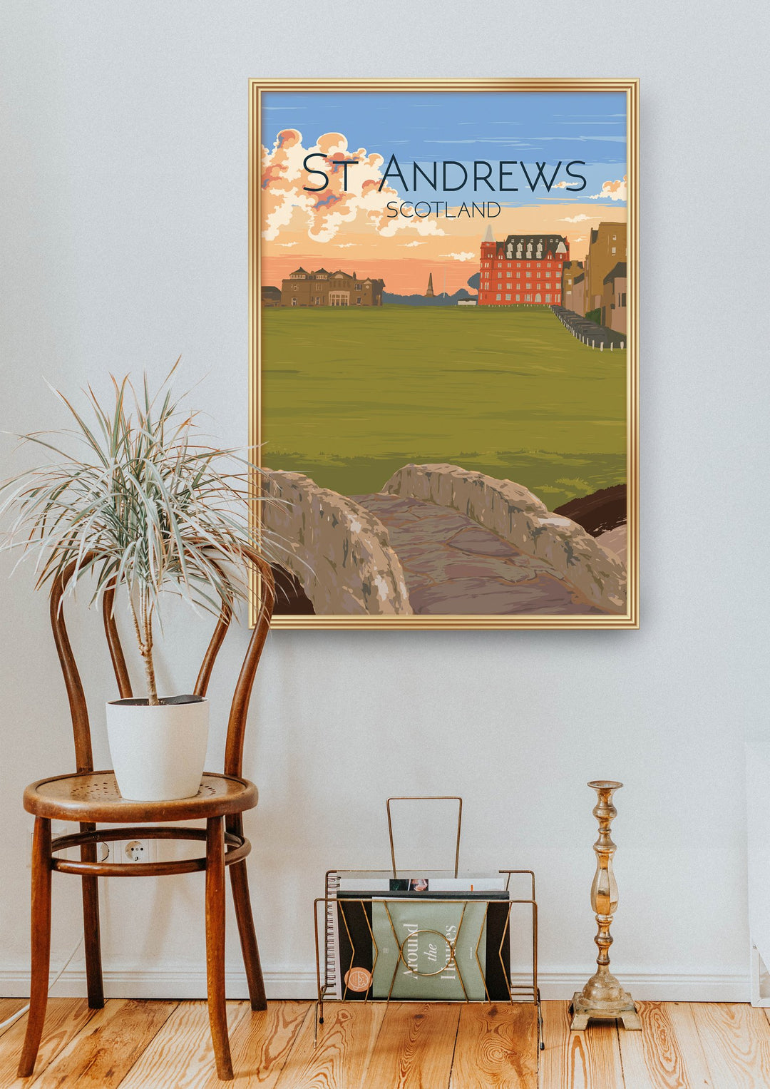 St Andrews Scotland Travel Poster