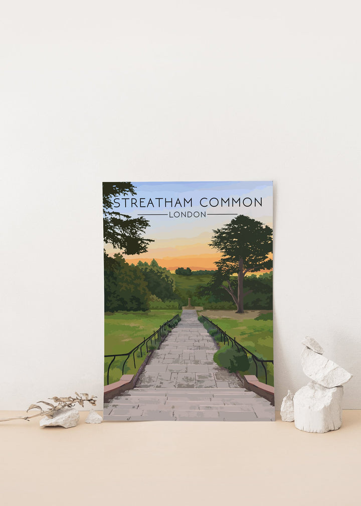 Streatham Common London Travel Poster