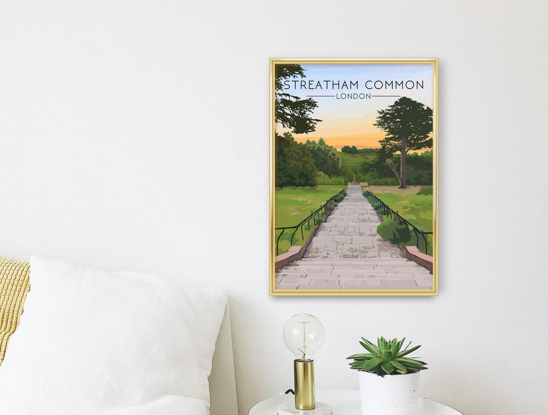 Streatham Common London Travel Poster