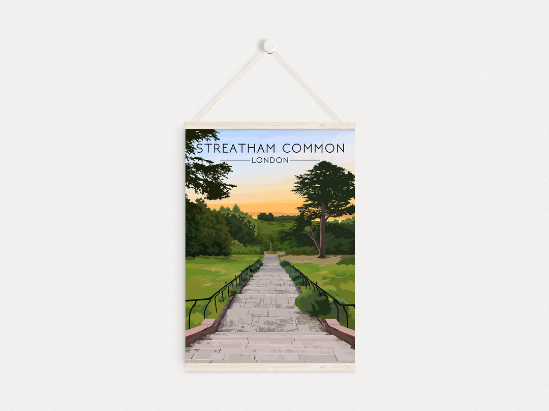 Streatham Common London Travel Poster