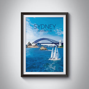Sydney Harbour Travel Poster