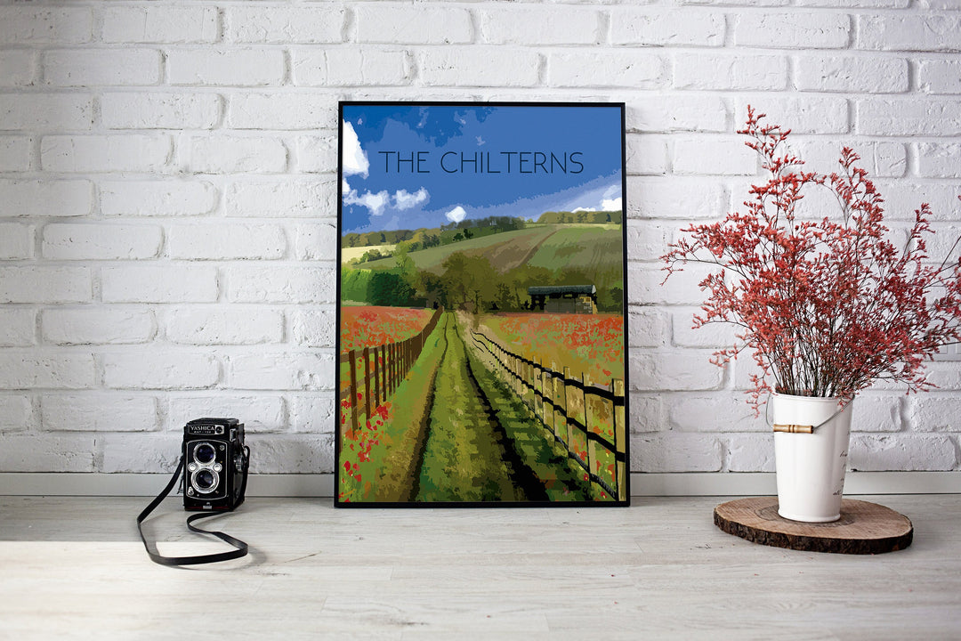 The Chilterns Travel Poster