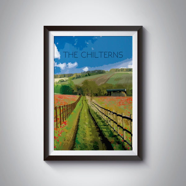 The Chilterns Travel Poster