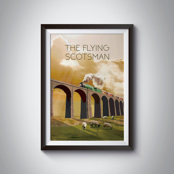 The Flying Scotsman Travel Poster