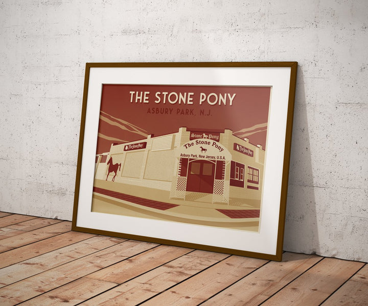 The Stone Pony Asbury Park New Jersey Travel Poster