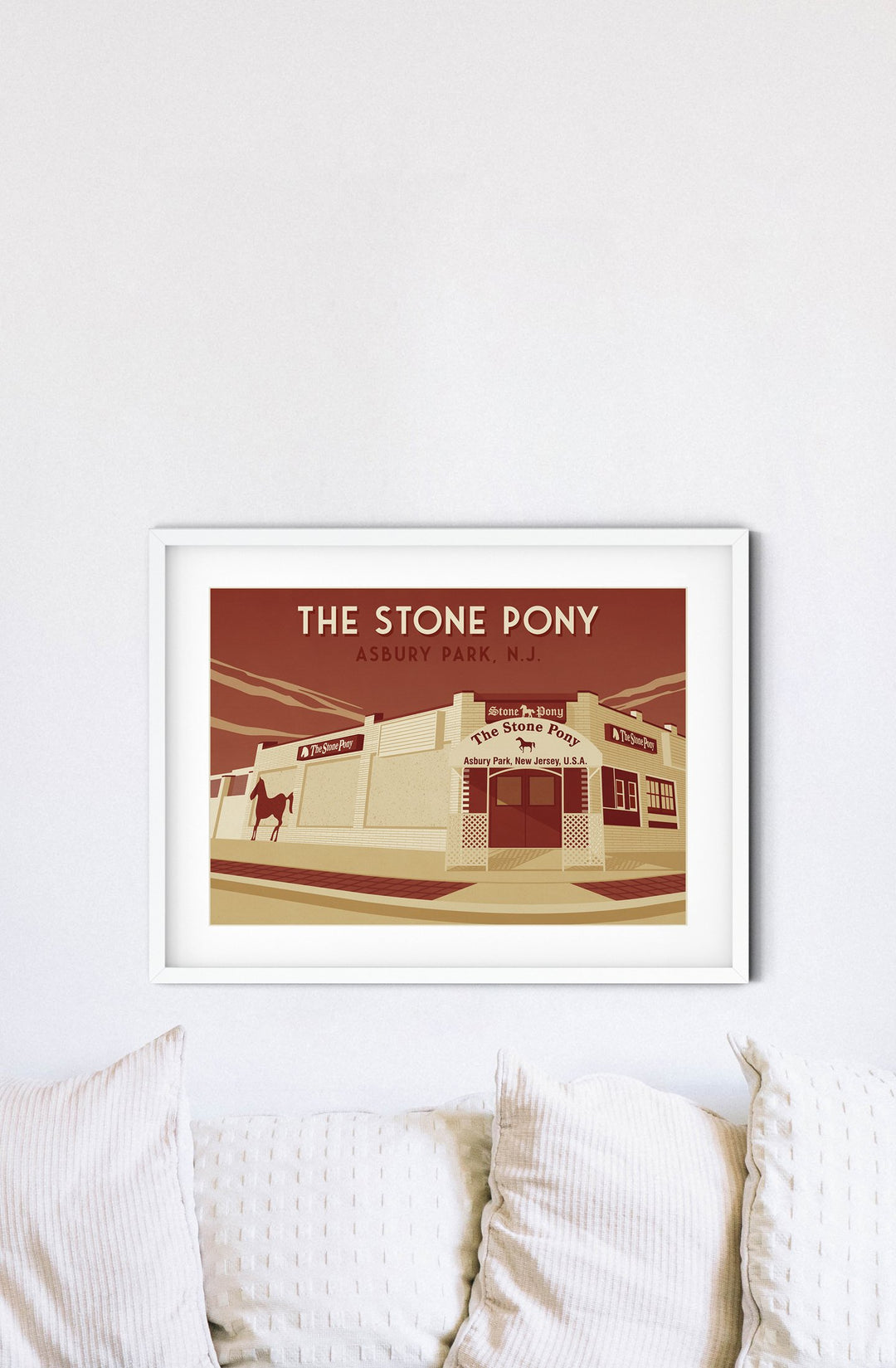 The Stone Pony Asbury Park New Jersey Travel Poster