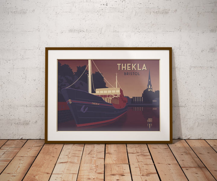 Thekla Bristol Travel Poster