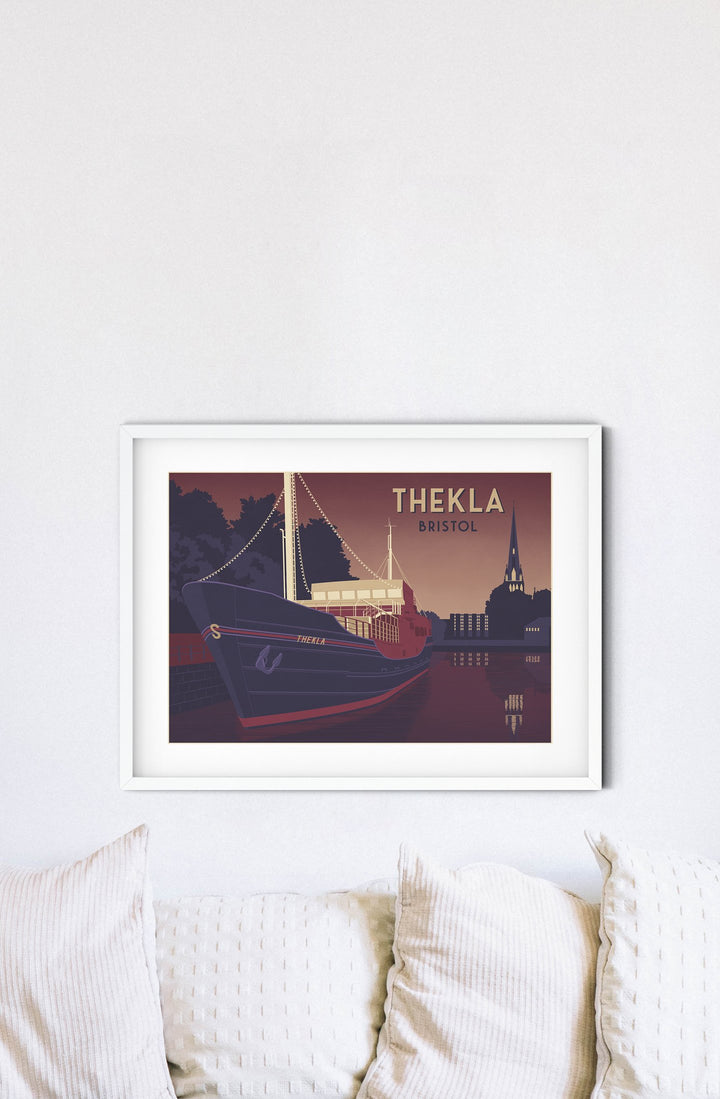 Thekla Bristol Travel Poster