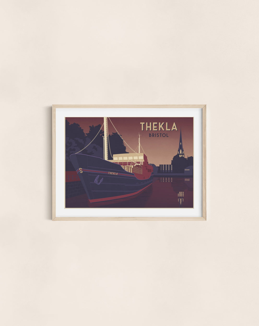 Thekla Bristol Travel Poster