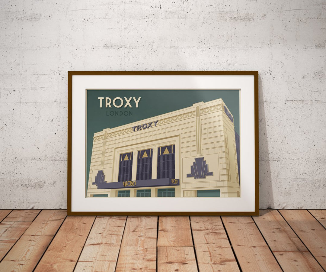 Troxy London Travel Poster