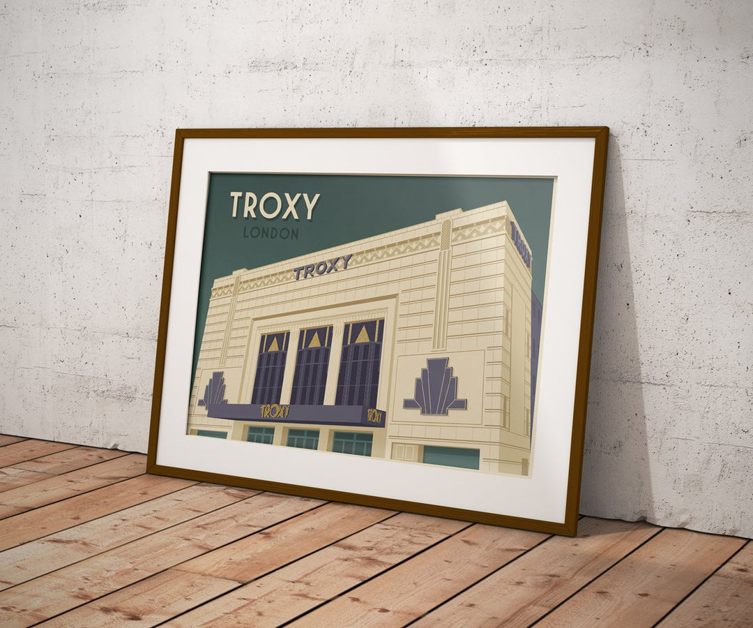 Troxy London Travel Poster