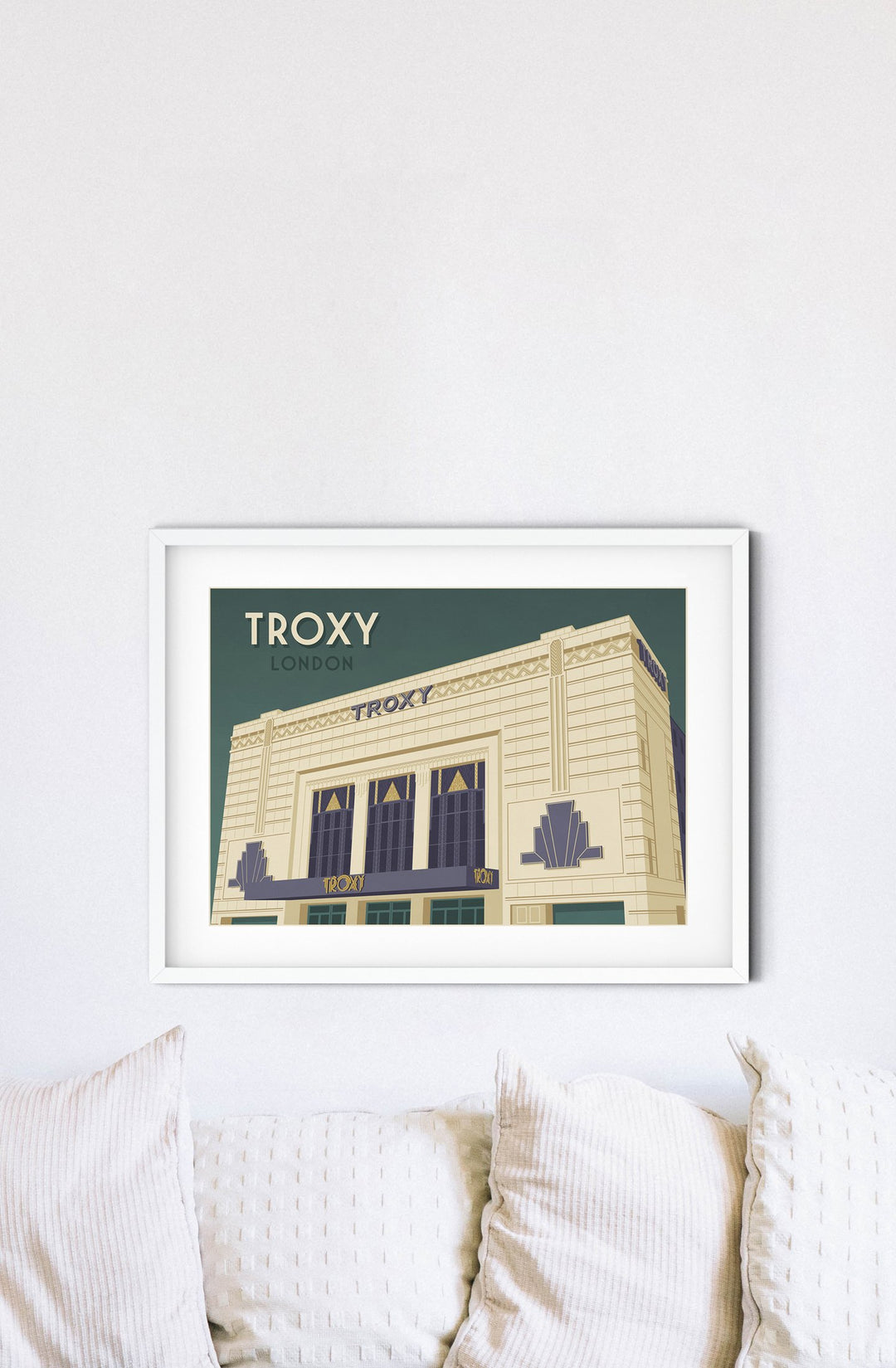 Troxy London Travel Poster