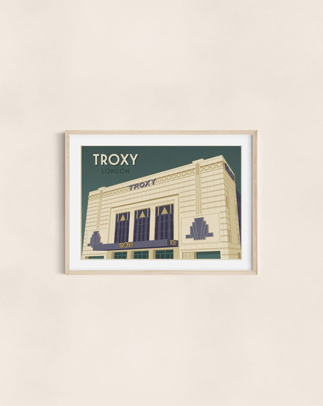 Troxy London Travel Poster