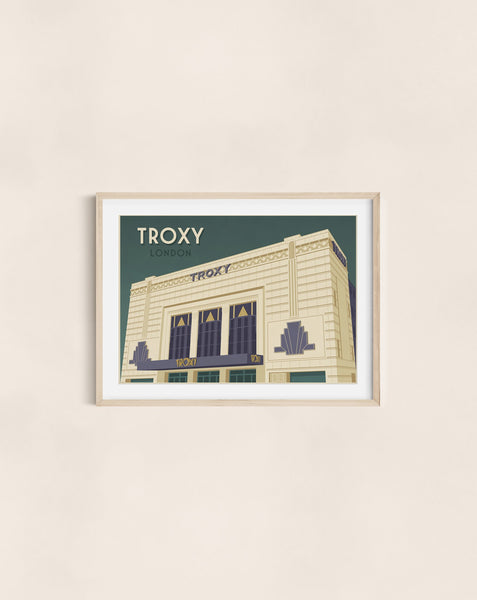 Troxy London Travel Poster