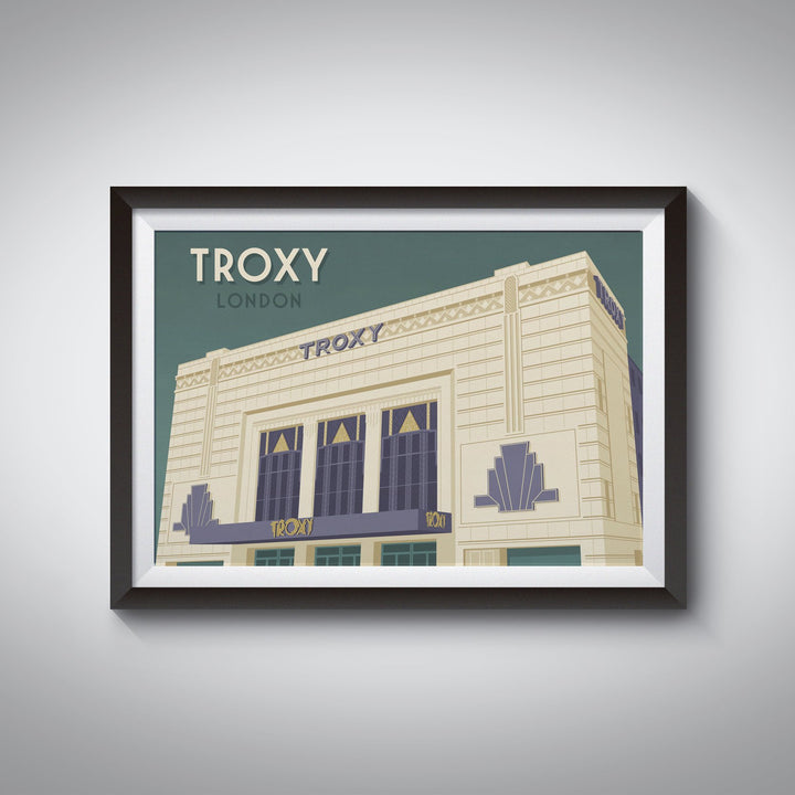 Troxy London Travel Poster