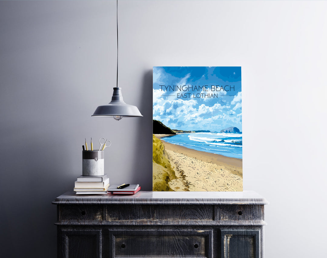 Tyninghame Beach Travel Poster