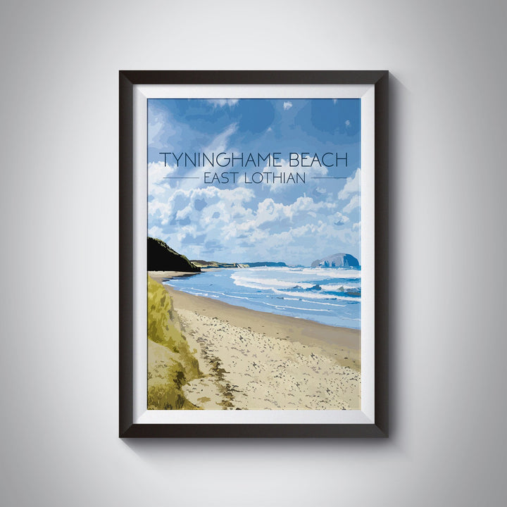 Tyninghame Beach Travel Poster