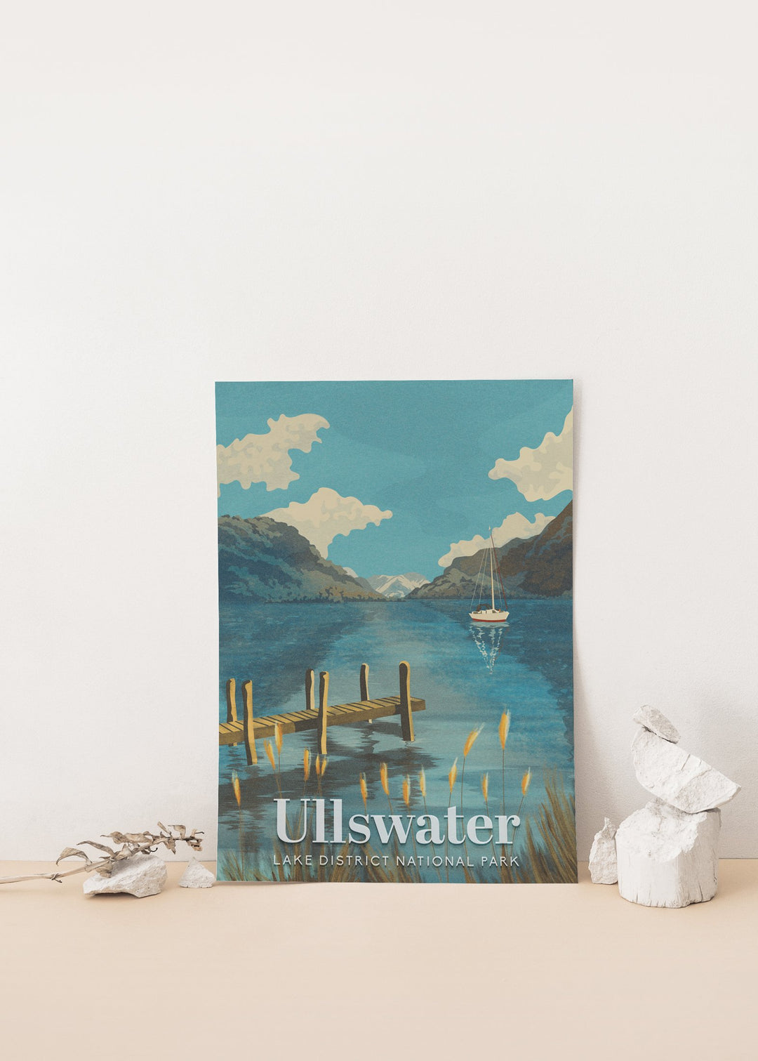 Ullswater Lake Travel Poster