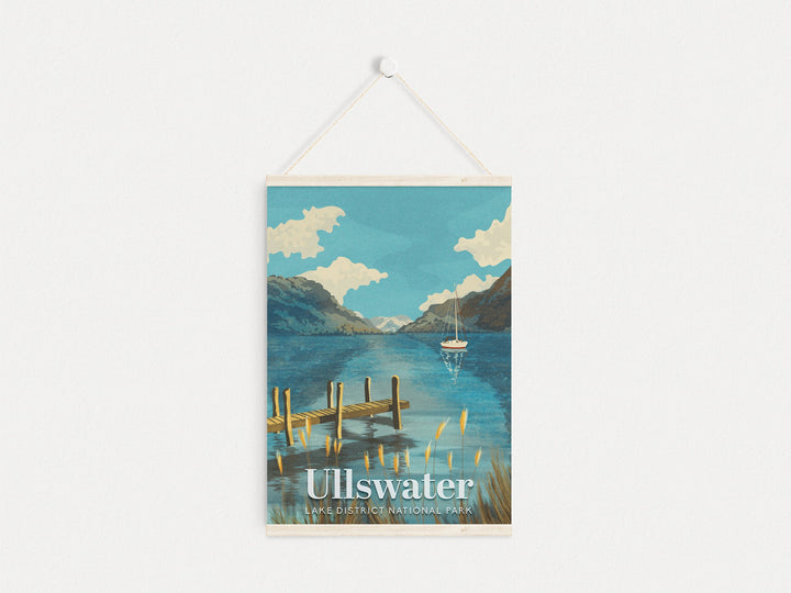 Ullswater Lake Travel Poster