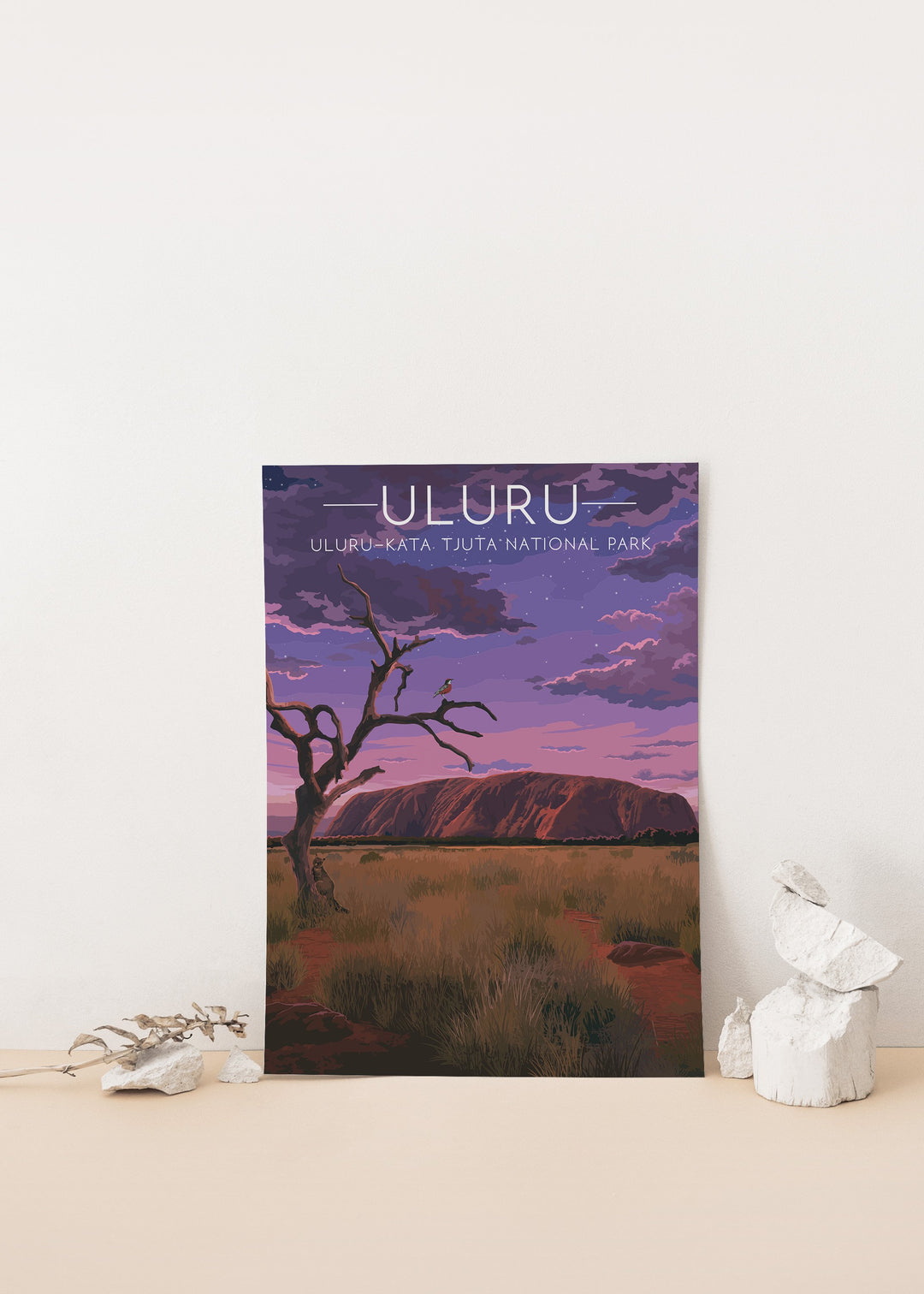 Uluru Kata Tjuta National Park Australia Travel Poster