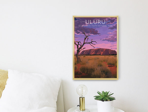 Uluru Kata Tjuta National Park Australia Travel Poster
