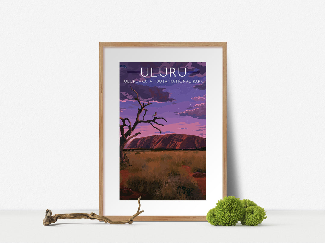 Uluru Kata Tjuta National Park Australia Travel Poster