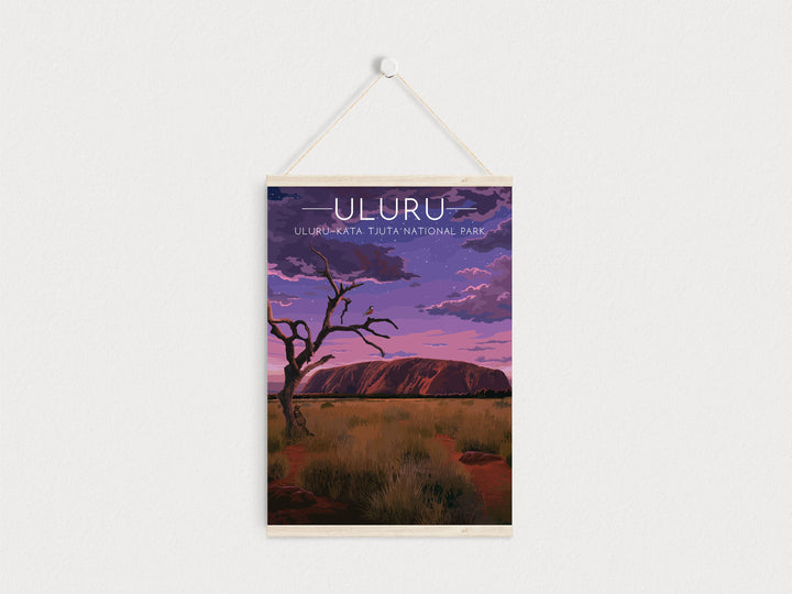 Uluru Kata Tjuta National Park Australia Travel Poster