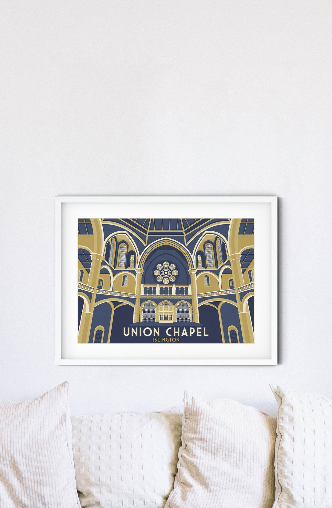 Union Chapel Islington London Travel Poster