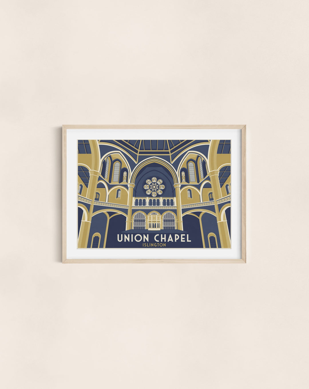 Union Chapel Islington London Travel Poster