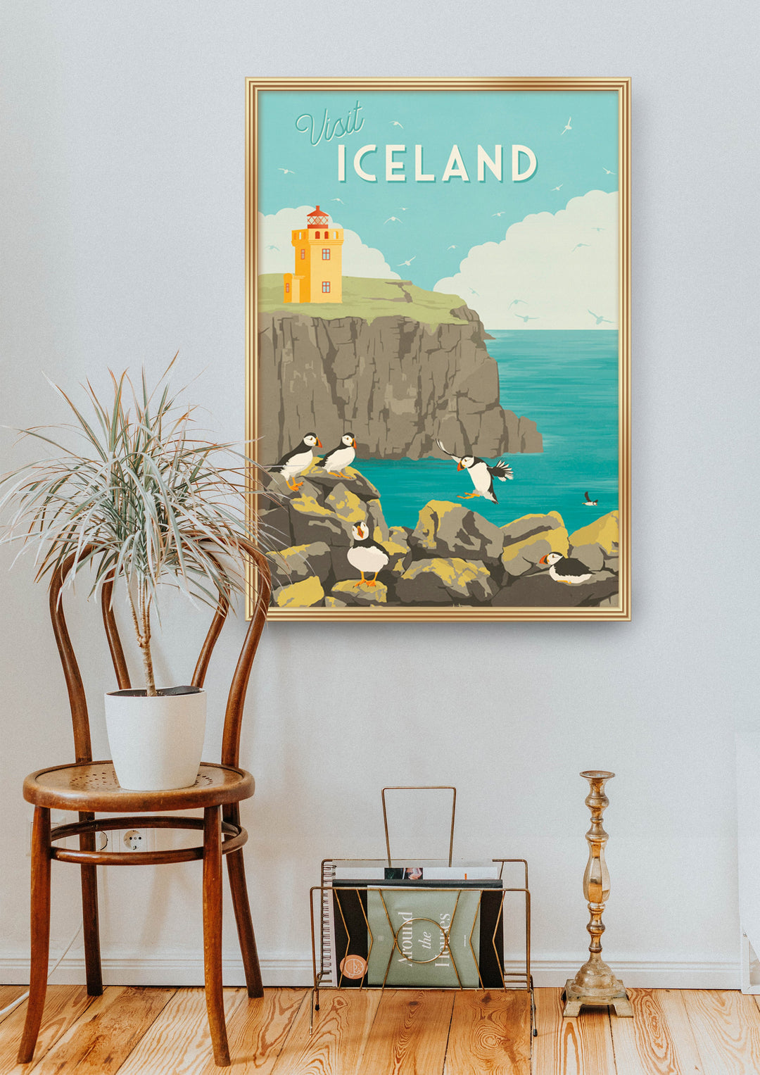 Visit Iceland Travel Poster