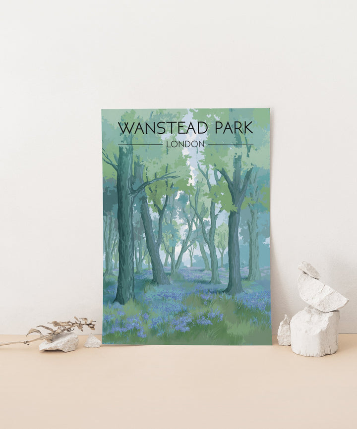 Wanstead Park London Travel Poster