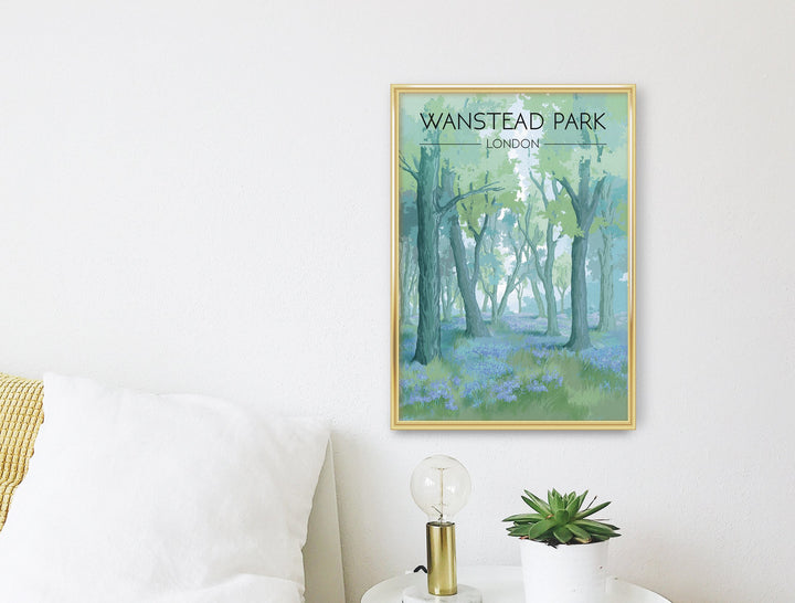 Wanstead Park London Travel Poster