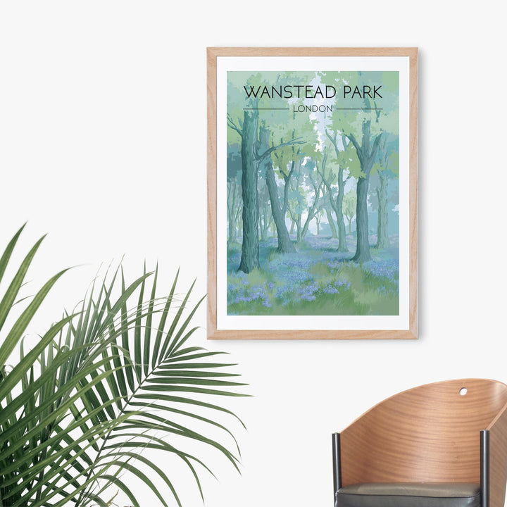 Wanstead Park London Travel Poster