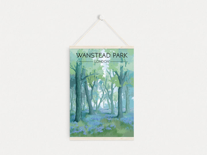 Wanstead Park London Travel Poster