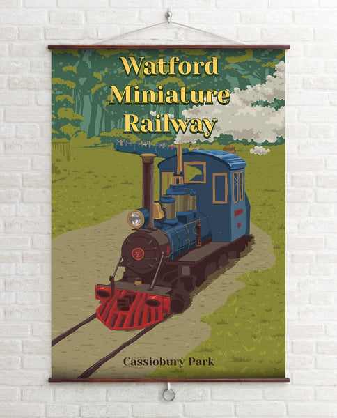 Watford Miniature Railway Travel Poster