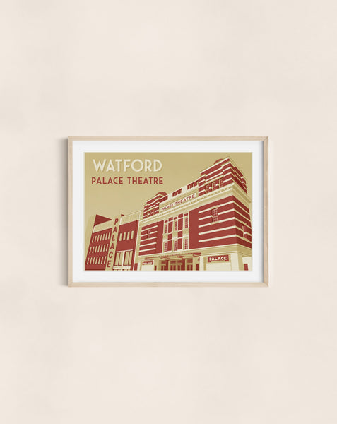 Watford Palace Theatre Travel Poster