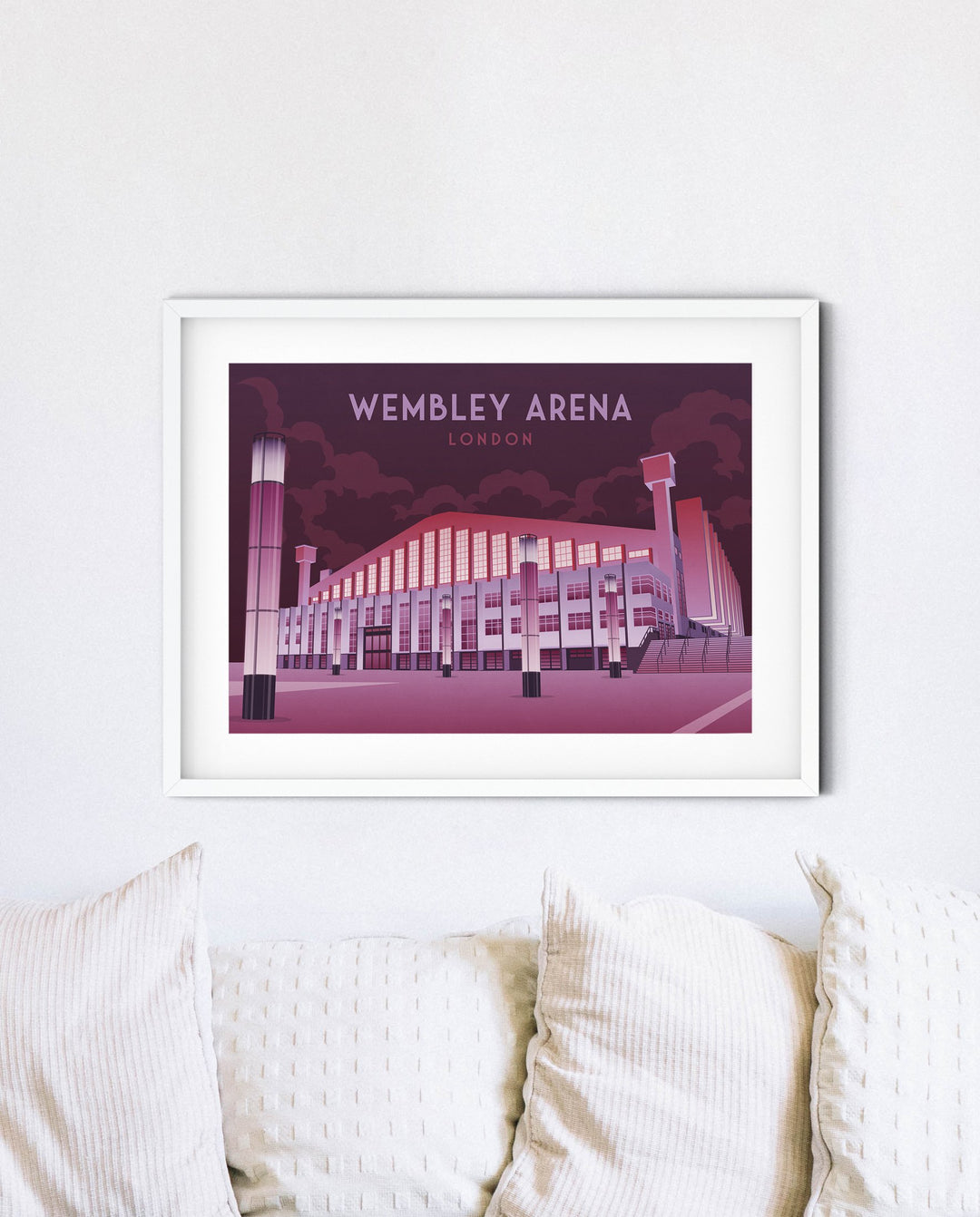 Wembley Arena London Travel Poster