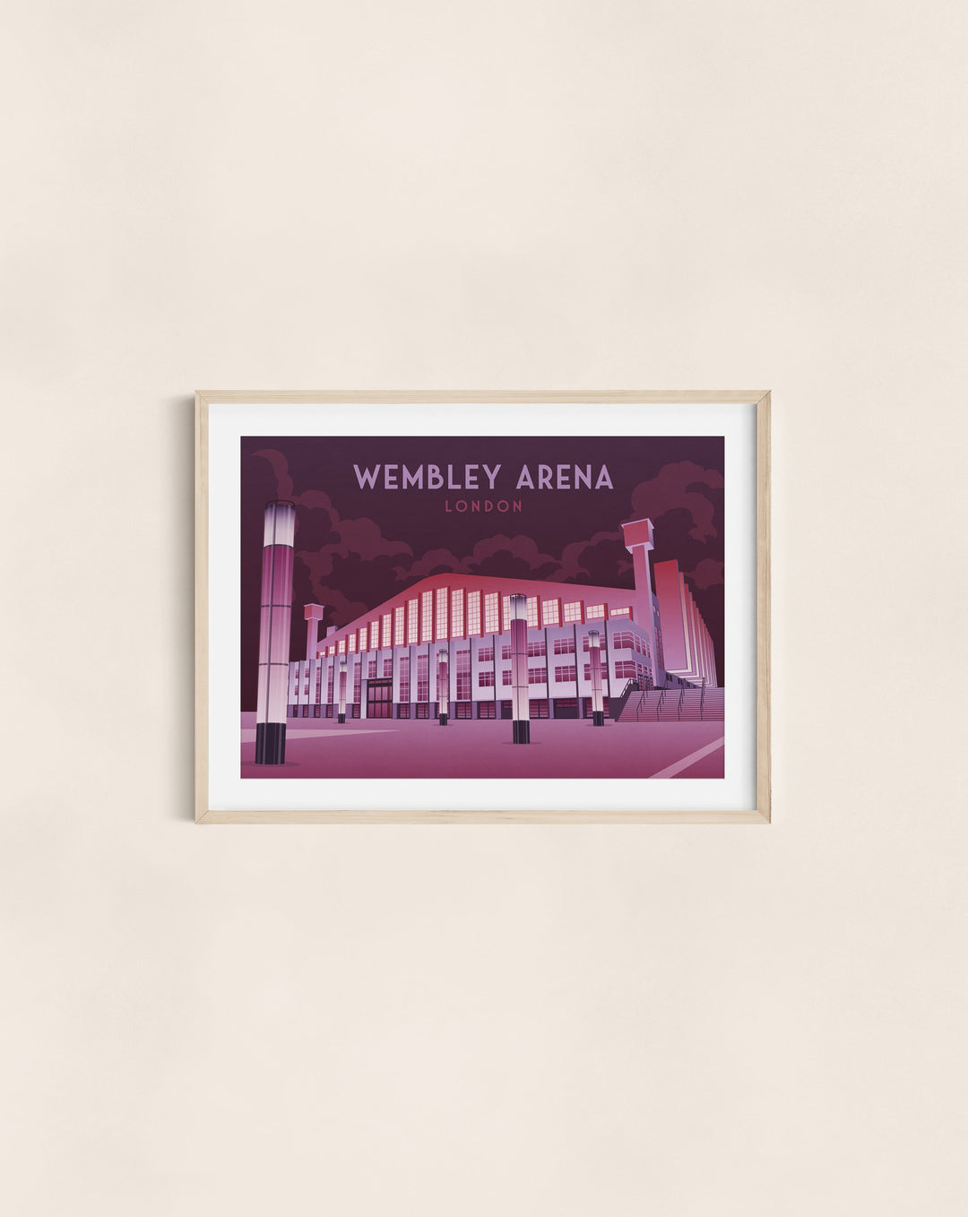 Wembley Arena London Travel Poster