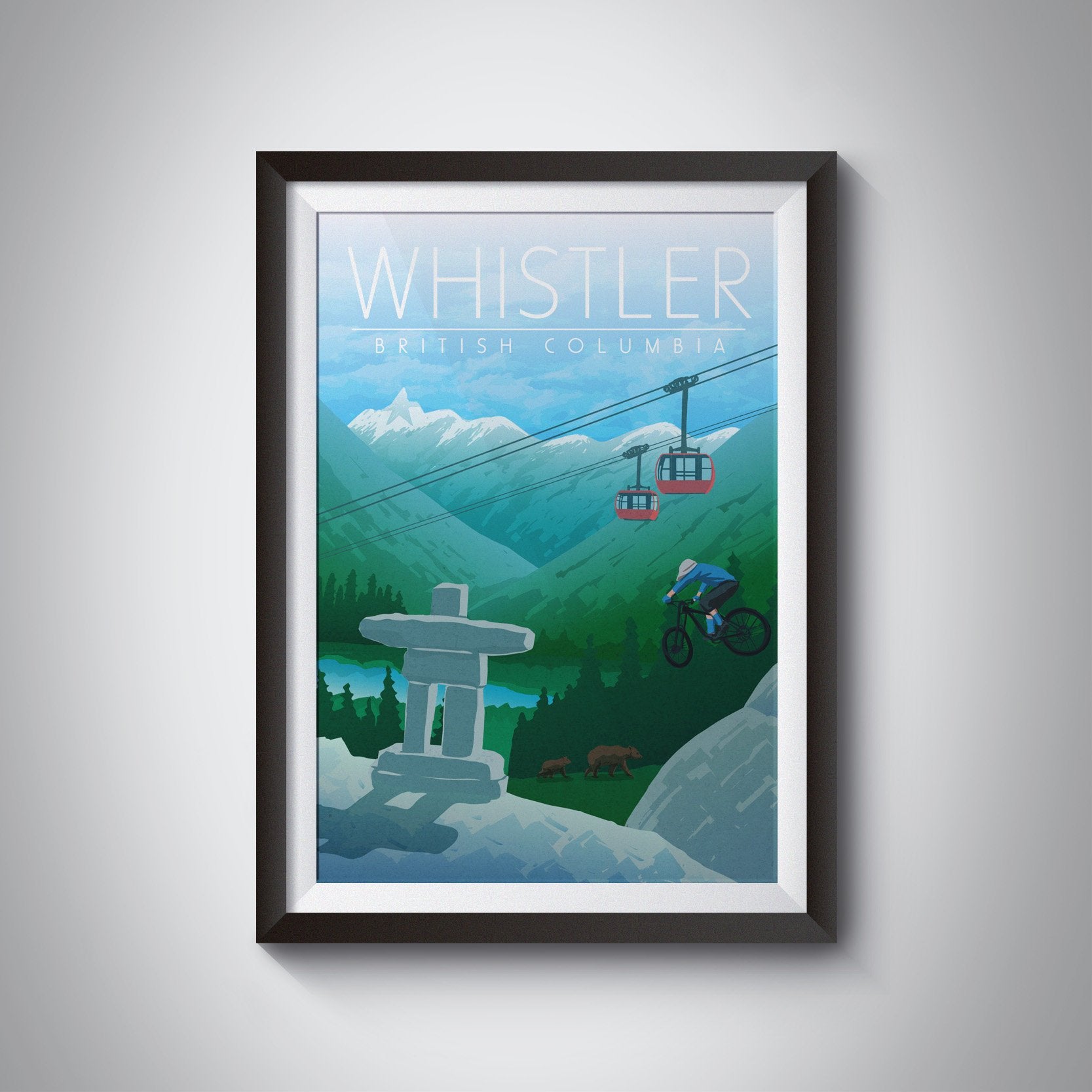Whistler Canada Travel Poster