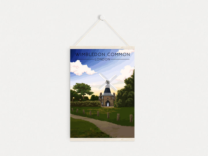 Wimbledon Common London Travel Poster