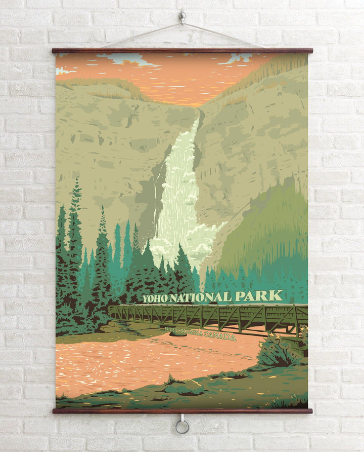 Yoho National Park Travel Poster