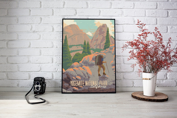 Yosemite National Park Travel Poster